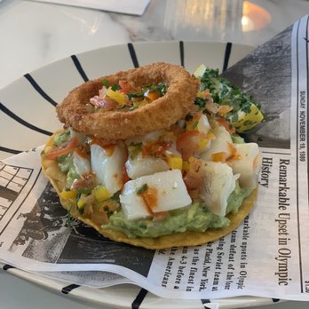 Tres Muchachos - Ceviche tostada - Breakfast & Brunch Near Me - Costa Mesa, California Tres Muchachos - Ceviche tostada - Breakfast & Brunch Near Me - Costa Mesa, California