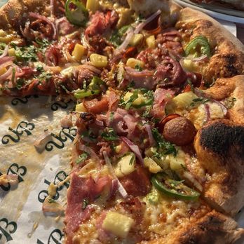 Union Bear Brewing - Pineapple Express pizza! One of my new favs!!! - Breweries Near Me - Denton, Texas Union Bear Brewing - Pineapple Express pizza! One of my new favs!!! - Breweries Near Me - Denton, Texas