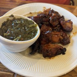MJ's Fish & Chicken Express - Special. Smoked rib tips. Yes, you should.
