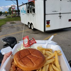 Blue Flame Street Side - Pulled pork sandwich