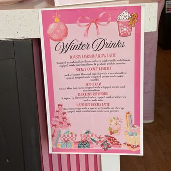 Pink Flores - Specialty drinks for winter - Cafes Near Me - Chicago, Illinois