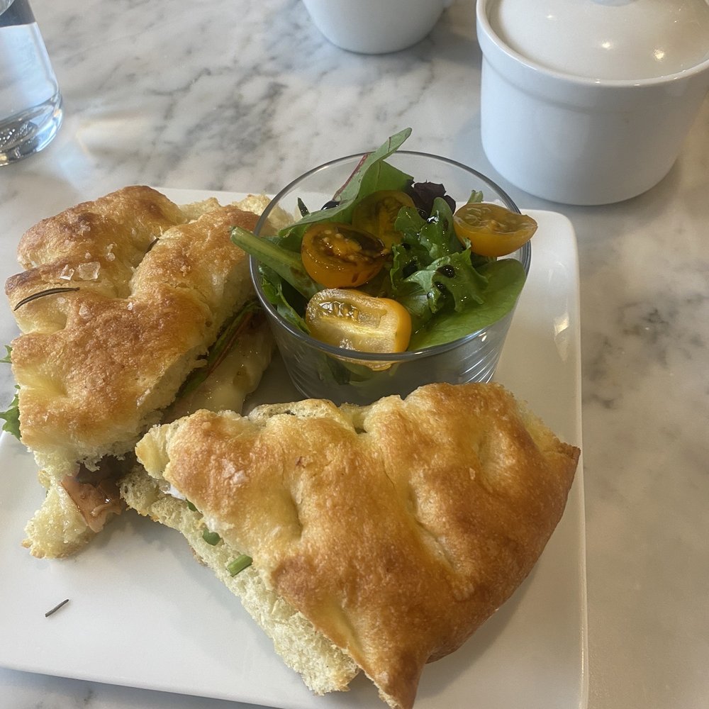 Taste117 - The Turkey Prosciutto Sandwich is a must have with the delicious simple side salad. - Specialty Food Near Me - Provo, Utah Taste117 - The Turkey Prosciutto Sandwich is a must have with the delicious simple side salad. - Specialty Food Near Me - Provo, Utah