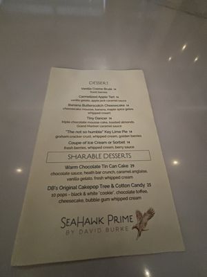 Menu photo 1 SeaHawk Prime By David Burke Lake Park, FL Menu photo 1 SeaHawk Prime By David Burke Lake Park, FL