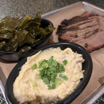 Lucille's Smokehouse Bar-B-Que - Potato salt and Southern Braised Greens - Southern Near Me - Tempe, Arizona Lucille's Smokehouse Bar-B-Que - Potato salt and Southern Braised Greens - Southern Near Me - Tempe, Arizona