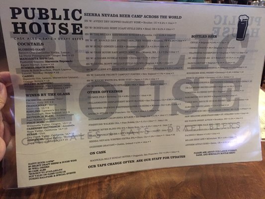 Menu photo 4 Public House San Francisco, CA Menu photo 4 Public House San Francisco, CA