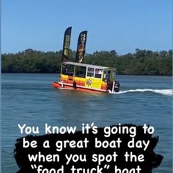 One of our favorites caught us in route to the sandbar.