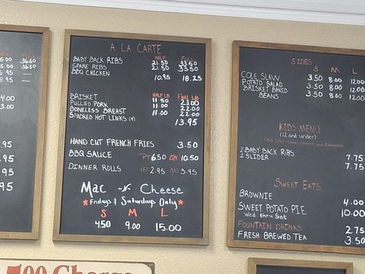 Menu photo 3 Calhoun Family Texas Barbeque Murrieta, CA