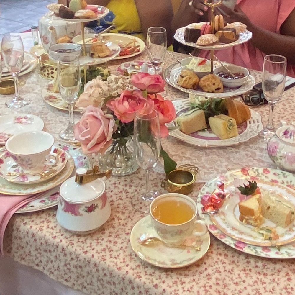 Edylicious Tea Room - Table set up and food - Bakeries Near Me - Desoto, Texas Edylicious Tea Room - Table set up and food - Bakeries Near Me - Desoto, Texas