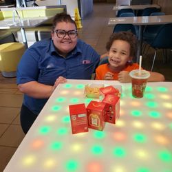 McDonald's - My lil moonpie made a true friend today. Andrea is THE BEST CARING PERSON I'VE MET IN AWHILE..... I LOVE THIS ANGEL....