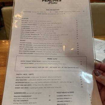 Peaches Prime - Menu - Southern Near Me - Brooklyn, New York