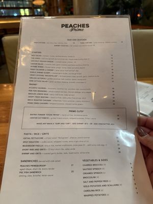 Menu photo 3 Peaches Prime Brooklyn, NY