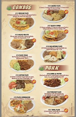 Menu photo 5 Agave Jalisco Yorktown, TX