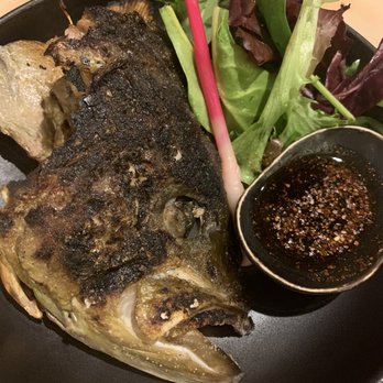 Miyake - Grilled collar & head of amberjack fish - Japanese Near Me - Portland, Maine Miyake - Grilled collar & head of amberjack fish - Japanese Near Me - Portland, Maine