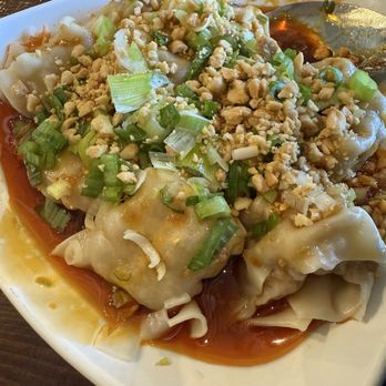 Northern Cafe - D5. Wonton in Spicy Sauce , but with a little too much green onions this time around - Chinese Near Me - Cerritos, California Northern Cafe - D5. Wonton in Spicy Sauce , but with a little too much green onions this time around - Chinese Near Me - Cerritos, California
