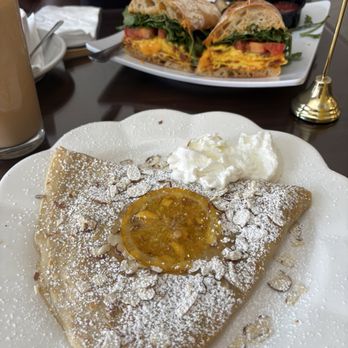 L'orange Cafe - Lorange crepe and breakfast sandwich - Cafes Near Me - Orange, California