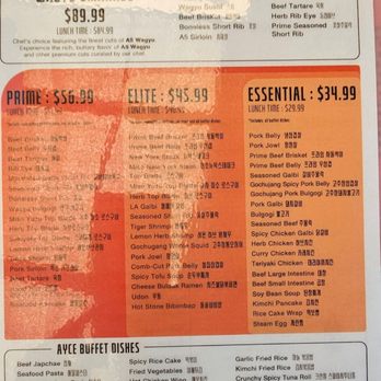 Moohan Korean BBQ - Menu omitting the false information. Served at the table - Korean Near Me - Los Angeles, California Moohan Korean BBQ - Menu omitting the false information. Served at the table - Korean Near Me - Los Angeles, California