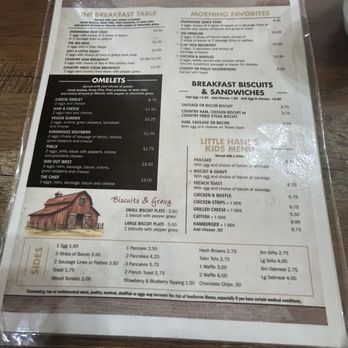 The Farmhouse Restaurant - menu - Southern Near Me - Hamilton, Alabama The Farmhouse Restaurant - menu - Southern Near Me - Hamilton, Alabama