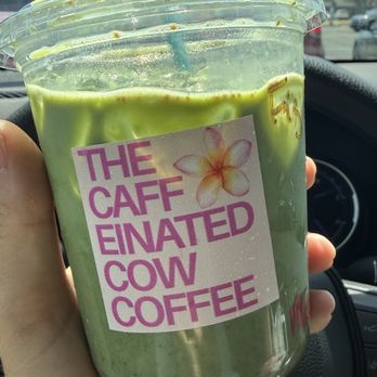 The Caffeinated Cow - Fig matcha - Coffee & Tea Near Me - Patterson, California