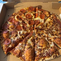 Bulldogs Pizza - Half pepperoni half cheese for the kids