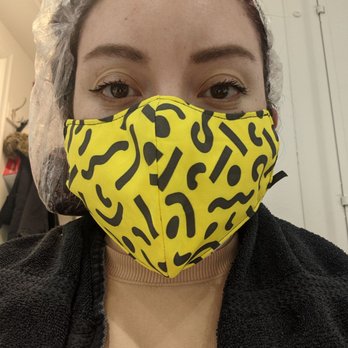 Luna's Hair Design - Double masked, waiting for the color to set - Hair Salons Near Me - Washington, DC, District of Columbia