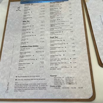 Tea Hut - Menu - Bubble Tea Near Me - San Francisco, California Tea Hut - Menu - Bubble Tea Near Me - San Francisco, California