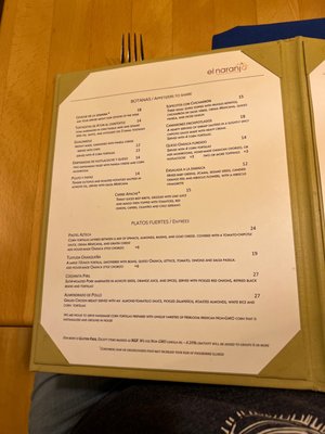 Menu photo 5 El Naranjo South Lamar Austin, TX