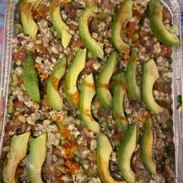 Shrimp ceviche platter Shrimp ceviche platter