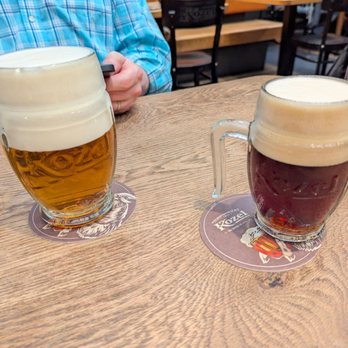Kozlovna U Paukerta - Kozel beer, light and dark, both were great and cold :) - Czech Near Me - Prague, Puerto Rico Kozlovna U Paukerta - Kozel beer, light and dark, both were great and cold :) - Czech Near Me - Prague, Puerto Rico