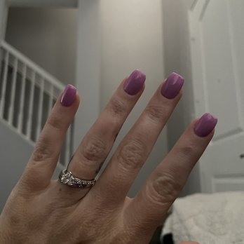 A Classy Nail & Spa - Very natural squoval shape - Nail Salons Near Me - Corona, California