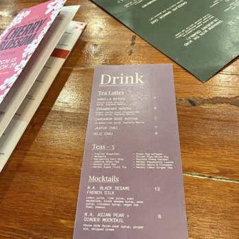 Elixir Dessert & Cocktails - Menu - Desserts Near Me - Seattle, Washington