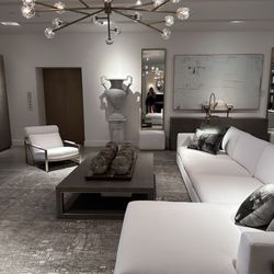 RH Modern | The Gallery On Beverly Blvd - Living room setup