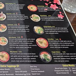 Hokkaido Ramen House - I'll try to get a better photo of the menu next time!
