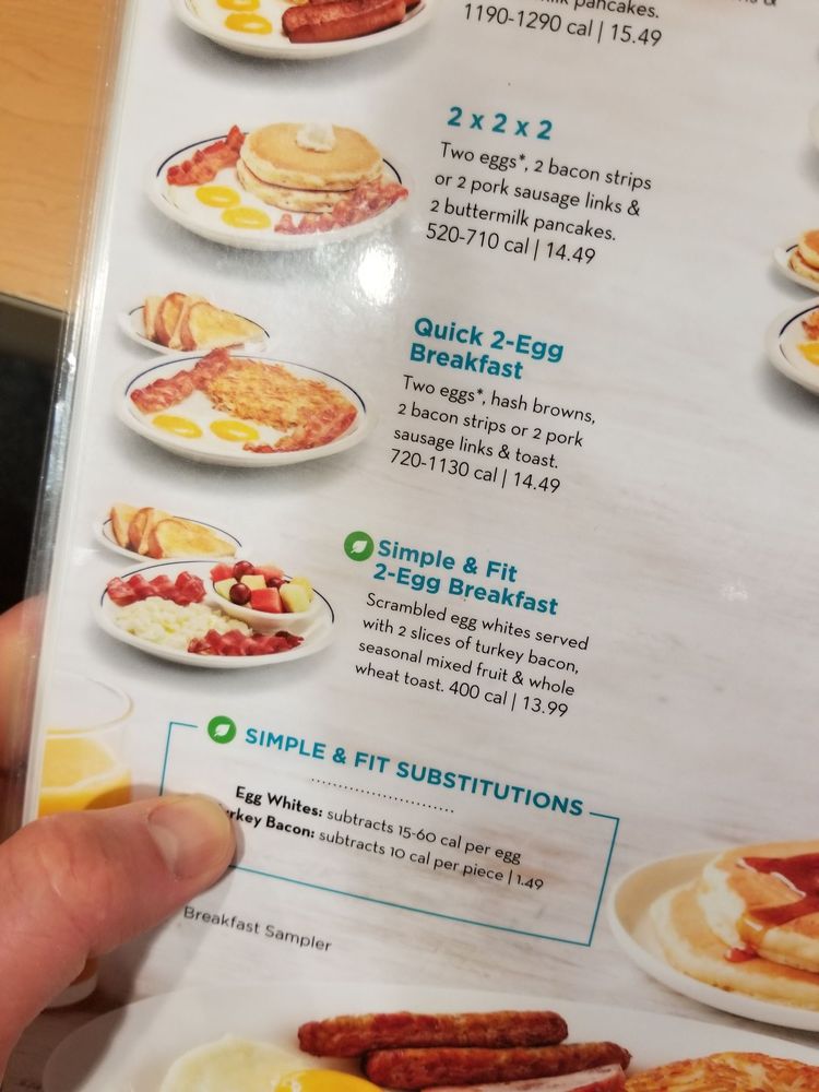 Ihop Simple And Fit 2 Egg Breakfast Nutrition Besto Blog
