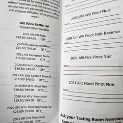 Alit Wines - Menu. Inflation, wine bottleswent from $33 to $49 in 7 months. Inflation I guess.