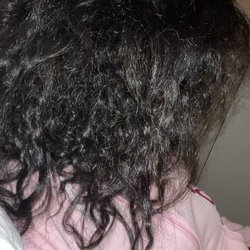 MG Beauty Salon - After going to MG salon....curl pattern destroyed see before pic