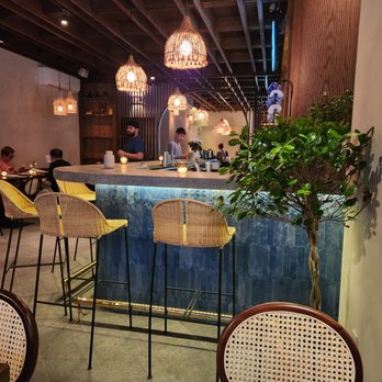 Chalong - Looking into Chalong from my table overlooking the bar and deeper into the restaurant. - Thai Near Me - New York, New York