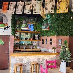 Pizzeria El Jefe Mexican Pizza Revolution - This is the dining area.