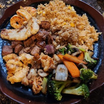 Sake Hibachi Sushi & Bar - The valentine shrimp, chillean sea bass, filet mignon, and lobster - Japanese Near Me - Mansfield, Texas