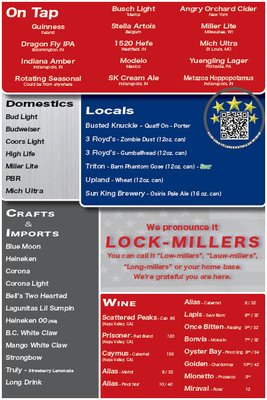 Menu photo 4 Loughmiller's Pub & Eatery Indianapolis, IN Menu photo 4 Loughmiller's Pub & Eatery Indianapolis, IN