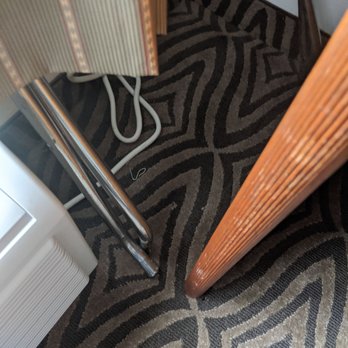 Baymont by Wyndham Conroe - Room had paperclip left over from the last guests, smelt heavily of cleaning products to mask the smoke smell - Hotels Near Me - Conroe, Texas