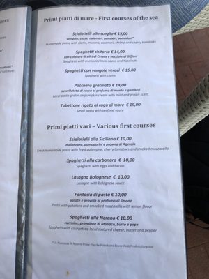 Menu photo 5 Amalfi Terminal Amalfi, SA