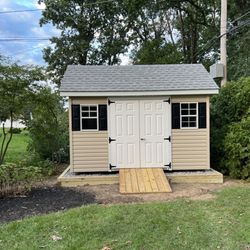 All Amish Structures - 8 x 12 Garden Vinyl Shed