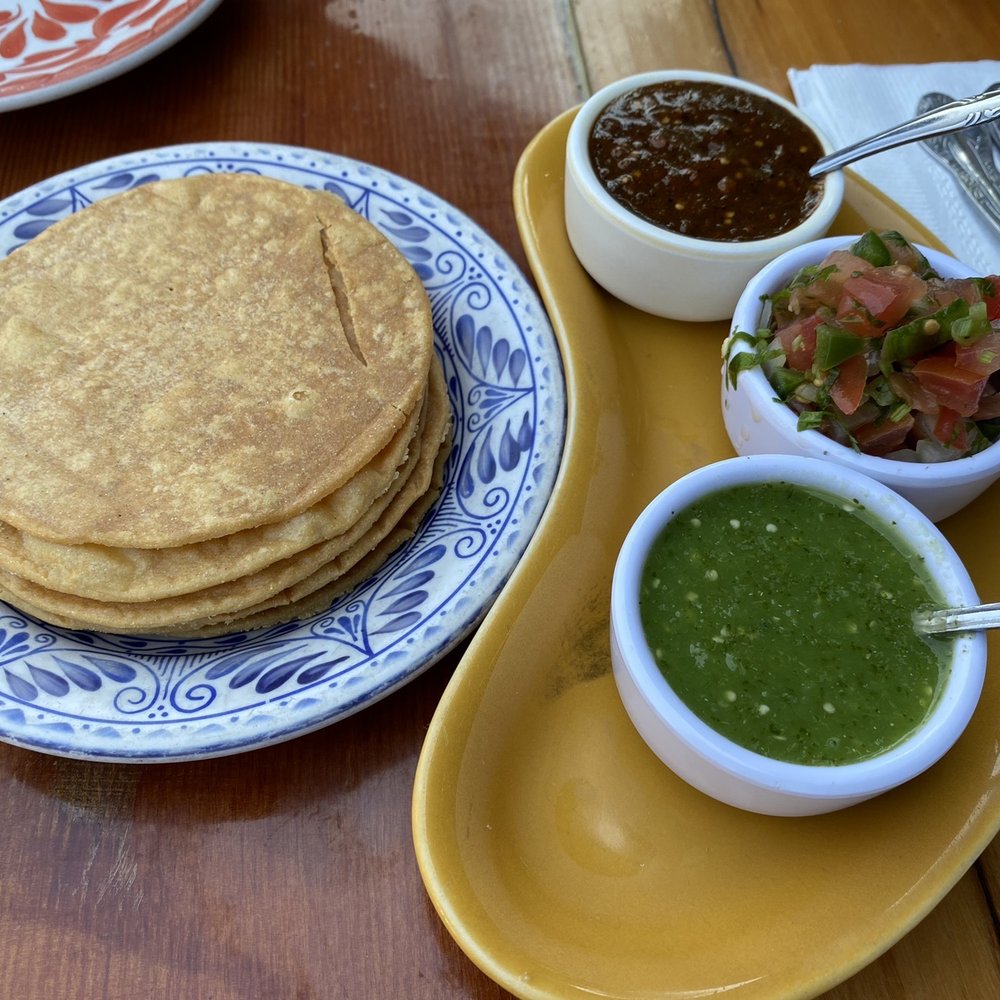 Chavela's - Crispy Tortilla with Trio of Salsas - Mexican Near Me - Brooklyn, New York Chavela's - Crispy Tortilla with Trio of Salsas - Mexican Near Me - Brooklyn, New York