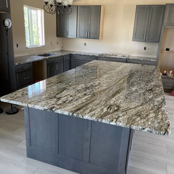 BDA Marble and Granite - 10' island- one slab - Countertop Installation Near Me - West Jordan, Utah BDA Marble and Granite - 10' island- one slab - Countertop Installation Near Me - West Jordan, Utah