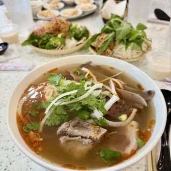 Hue Kitchen - Bun Bo Hue + beef tongue - Noodles Near Me - Santa Ana, California