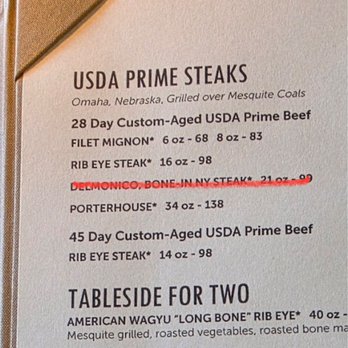 John Howie Steak Restaurant - Don't order this...ever. - Steakhouses Near Me - Bellevue, Washington