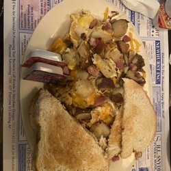 Buddy's Log Cabin Family Restaurant - Hunky Eggs we're very good!
