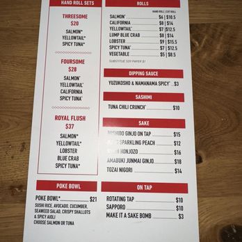 Nama Nama - Menu 7/28/24 - Sushi Bars Near Me - Las Vegas, Nevada