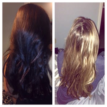 Lotus Den - Sierra did my hair a few days ago and I love it! I'm slowly going blonde and this is how blonde she got it on the first session! - Hair Stylists Near Me - Oceanside, California Lotus Den - Sierra did my hair a few days ago and I love it! I'm slowly going blonde and this is how blonde she got it on the first session! - Hair Stylists Near Me - Oceanside, California