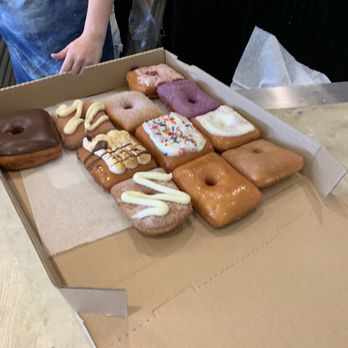 Your Mom's Donuts - Donuts are packed in a pizza box - Donuts Near Me - Matthews, North Carolina Your Mom's Donuts - Donuts are packed in a pizza box - Donuts Near Me - Matthews, North Carolina